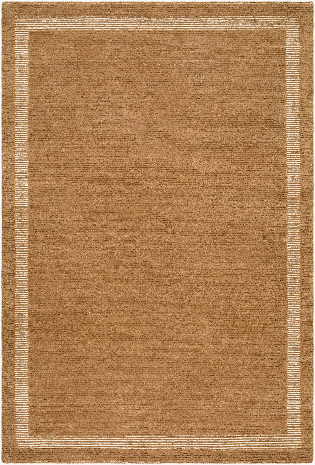 Tufape Brown Modern Minimalist Handmade Area Rug